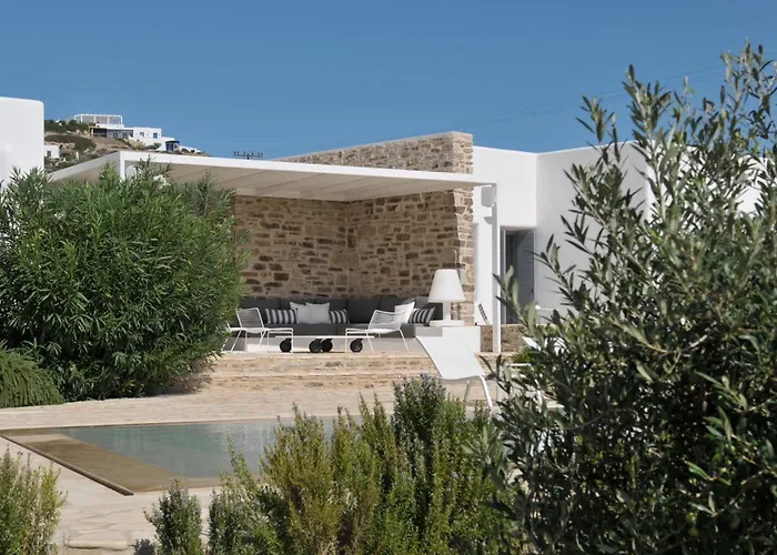 Paros Isterni Magnifique Avec Piscine Vue Mer, A 3 Min De La Vila *