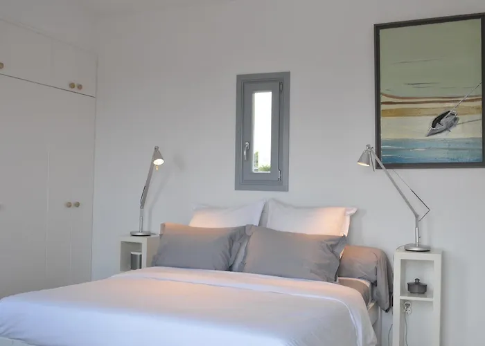 Villa Paros Isterni Magnifique Avec Piscine Vue Mer, A 3 Min De La